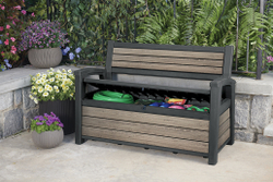 Скамья - сундук Keter Deco Garden Bench ashwood