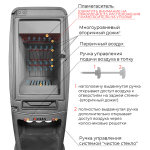 Печь-камин EVEREST S12М
