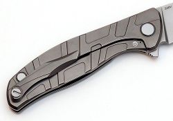 Нож Широгоров Flipper 95 S30V Т узор подшипникифотография - 7