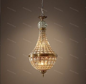replica  19TH C. FRENCH EMPIRE CRYSTAL Restoration Hardware 68290087