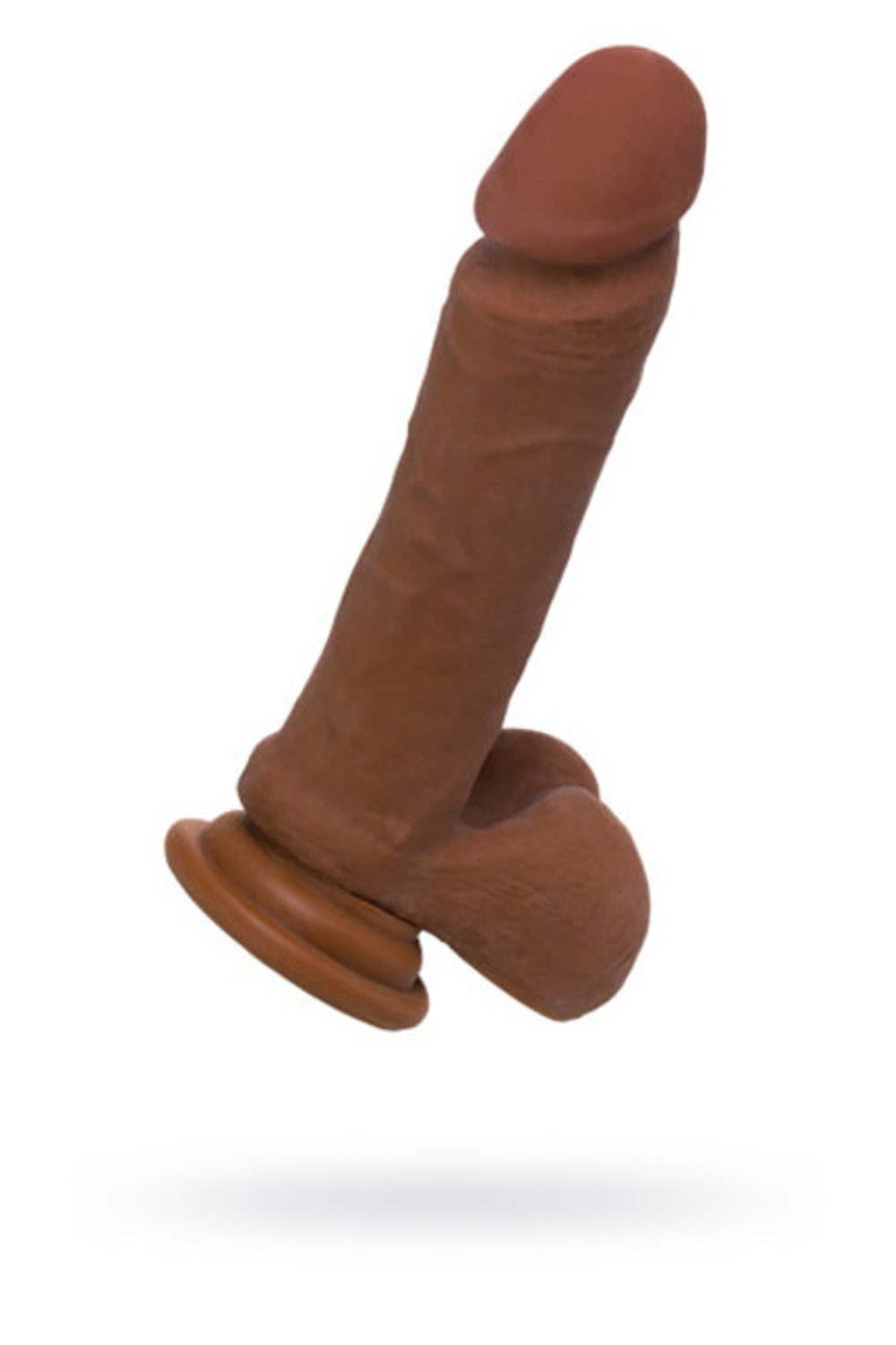 Фаллоимитатор TOYFA RealStick Elite Mulatto на присоске, (21 см) (Цвет: коричневый)