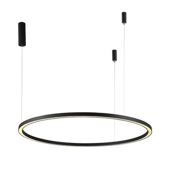 Подвесной светодиодный светильник 88W 3000-6300К Fortuna SP88W LED Black чёрный Crystal Lux