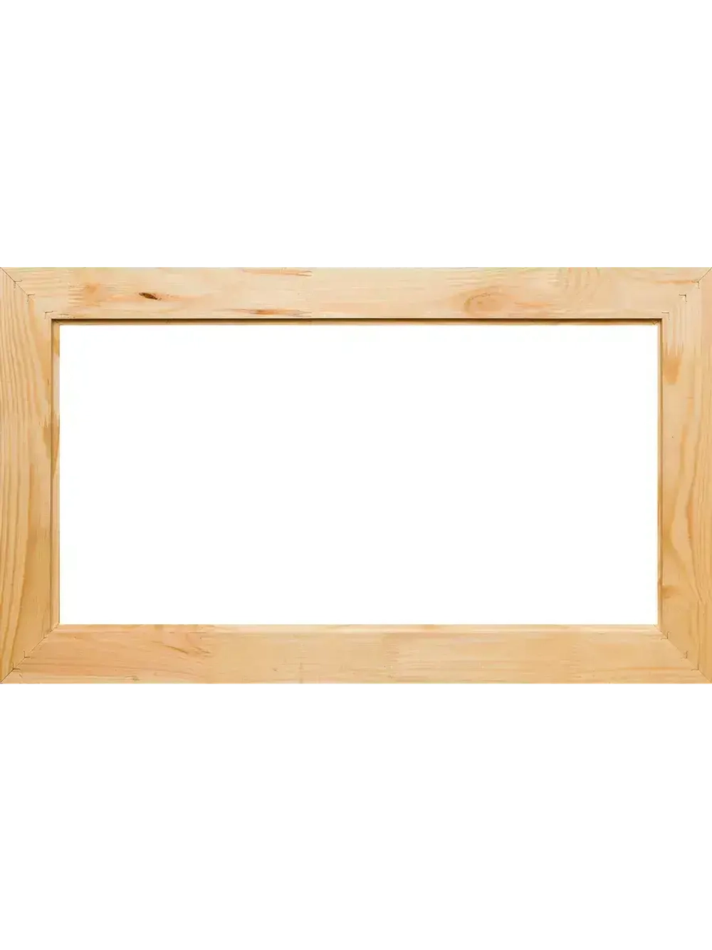 Деревянная рама 35x60 для картин на подрамнике сеч. 60x18