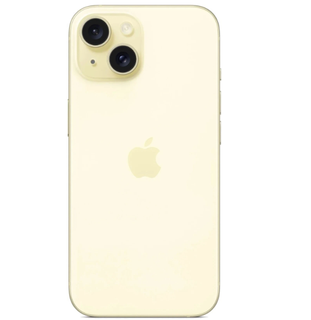 Мобильный телефон Apple iPhone 15 256GB Yellow