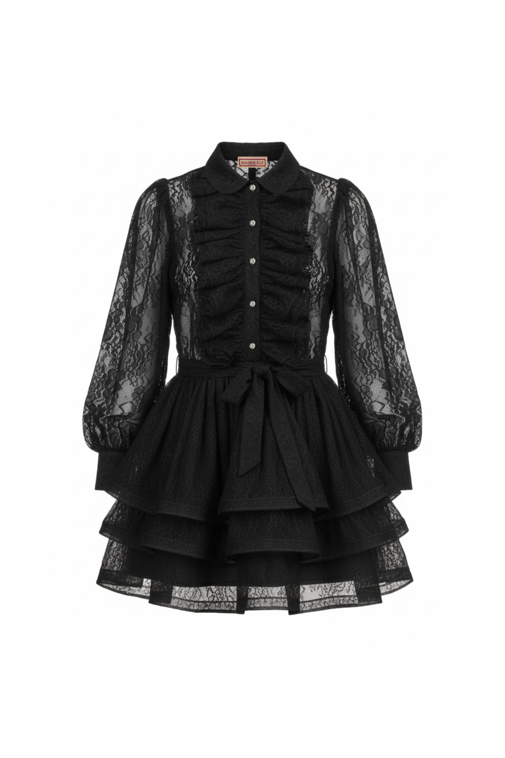 Платье мини из кружева "lace frost"