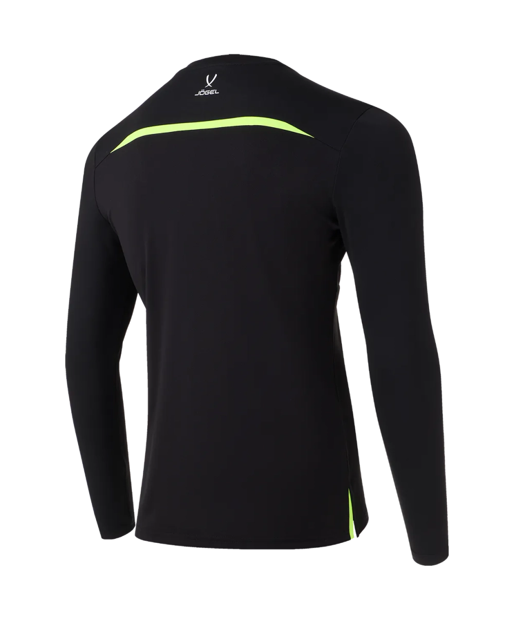 Футболка судейская с длинным рукавом DIVISION PerFormDRY Referee LS Tee, черный