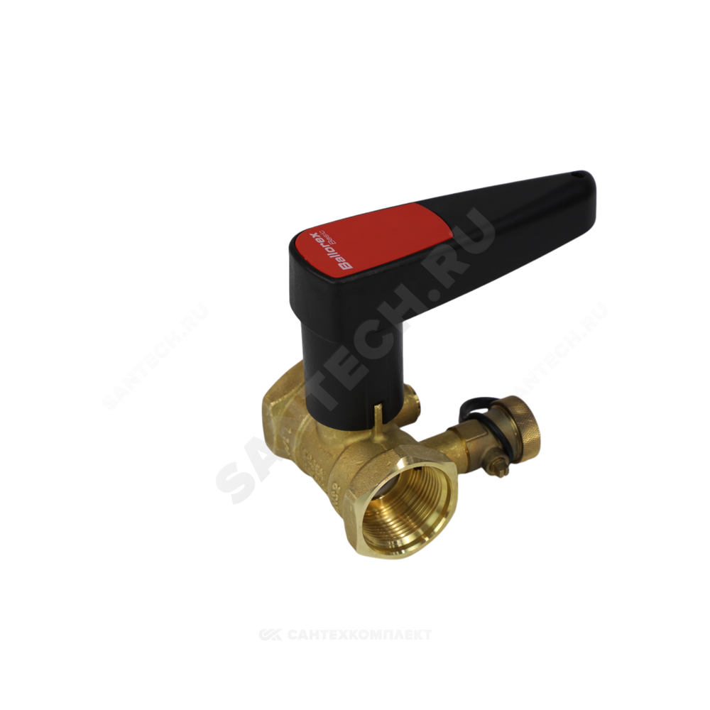 Клапан балансировочный ручной латунь Basic Ду 15 G1/2" Ру25 ВР Kvs=1.8м3/ч без ниппелей BROEN 43490000-001003 .