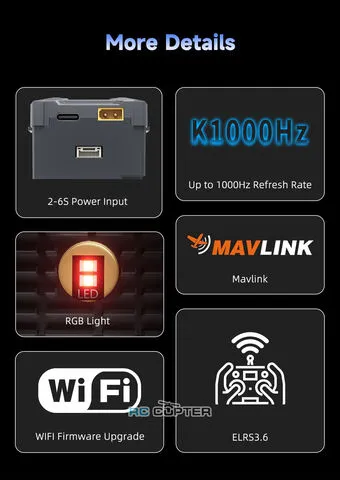 Передающий модуль GEPRC LINKFLOW 915M/2.4G DUAL-BAND TX Module 1W