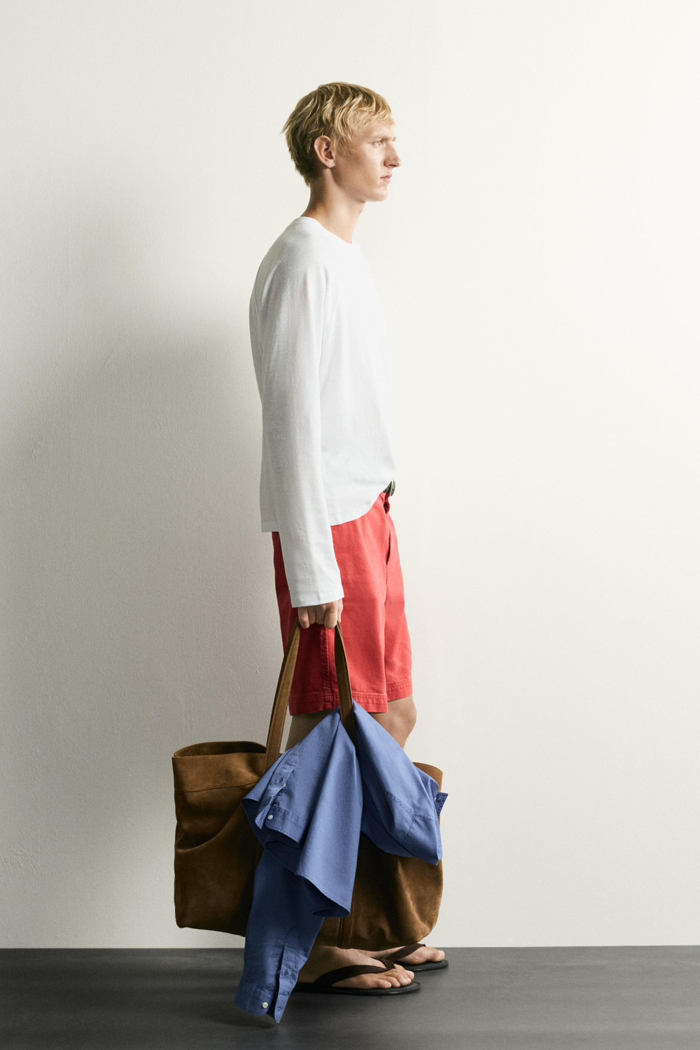ФУТБОЛКА COLOR BLOCK ИЗ ХЛОПКА И ЛЬНА — ZARA · 6264/301