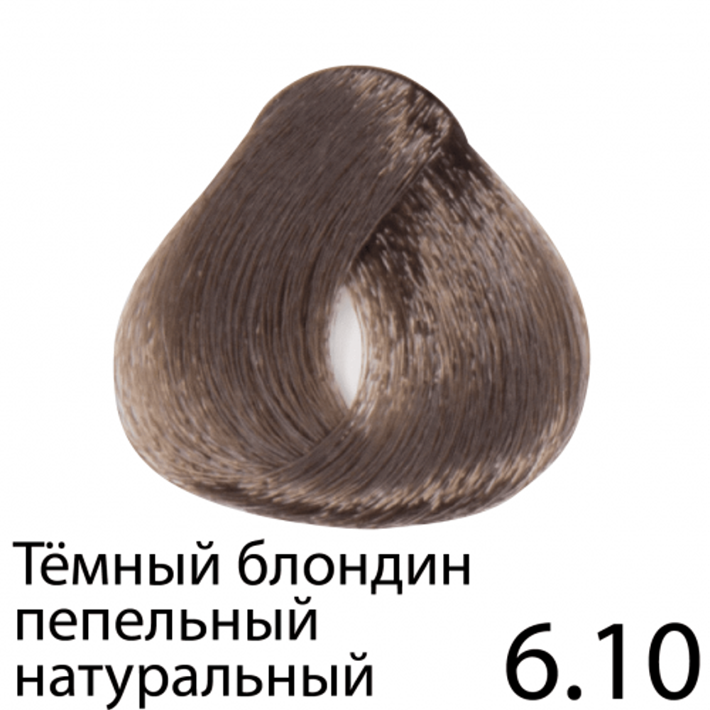 Перманентная крем-краска для волос без аммиака, Regal Zero (темно-русая пепельная натуральная), 6.10, BES Перманентная крем-краска для волос без аммиака, Regal Zero (темно-русая пепельная натуральная), 6.10, BES
