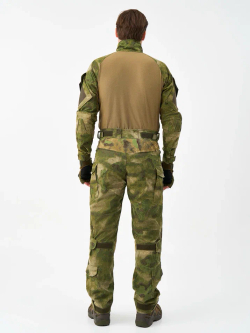 Брюки тактические мужские GEN 3 COMBAT A-TACS FG (ГЕН 3 КОМБАТ А-ТАКС ФГ), MIMICRYA материал рипстоп нейлон + хлопок (50%*50% NYCO), расцветка A-TACS FG (МОХ)