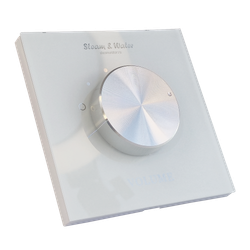 Настенный регулятор громкости звука настенный Steam&water SOUND CONTROL White 50 (Цвет черный, 5 уровней громкости, 4-8 Ом, 30W)
