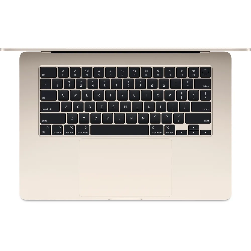 Ноутбук Apple MacBook Air 15 (M4, 10C/10C), 16/512GB, Starlight (Сияющая звезда) MW1K3