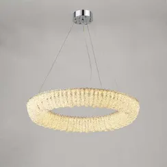 Люстра подвесная светодиодная NewRgy NW102L-ф800*H120(1200) CHROME, 288 Вт, хромированная