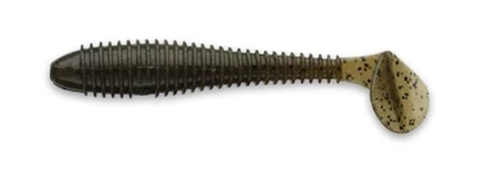 Приманка силиконовая Keitech Swing Impact Fat 4.8" #101 Green Pumpkin PP.