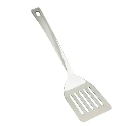 Лопатка 7,8*6,3 см сервировочная l 27,8 см перфорированная Blunt Square Tip нерж. P.L. Proff Cuisine