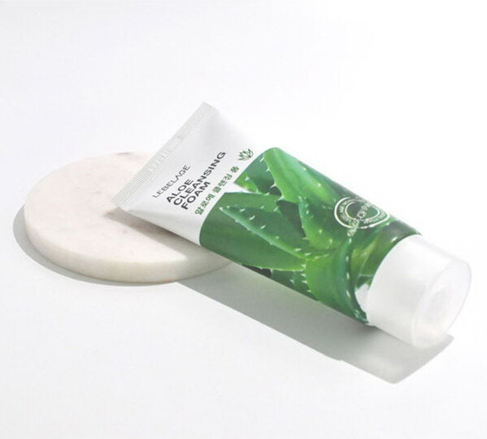 Пенка для умывания с экстрактом алоэ LebelAge Aloe Cleansing Foam, 100мл