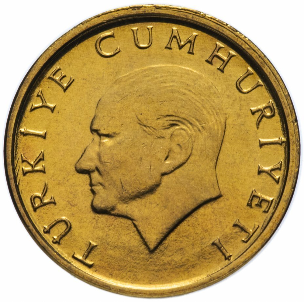 25000 лир. Турция. 2001 год. AU-UNC
