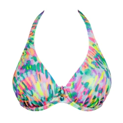 PRIMADONNA Swim Douala Топ с глубоким V-образным вырезом, средний размер, с подкладкой, разноцветный