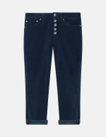 Джинсы DON DUP 268/30 синие, вельвет Koons