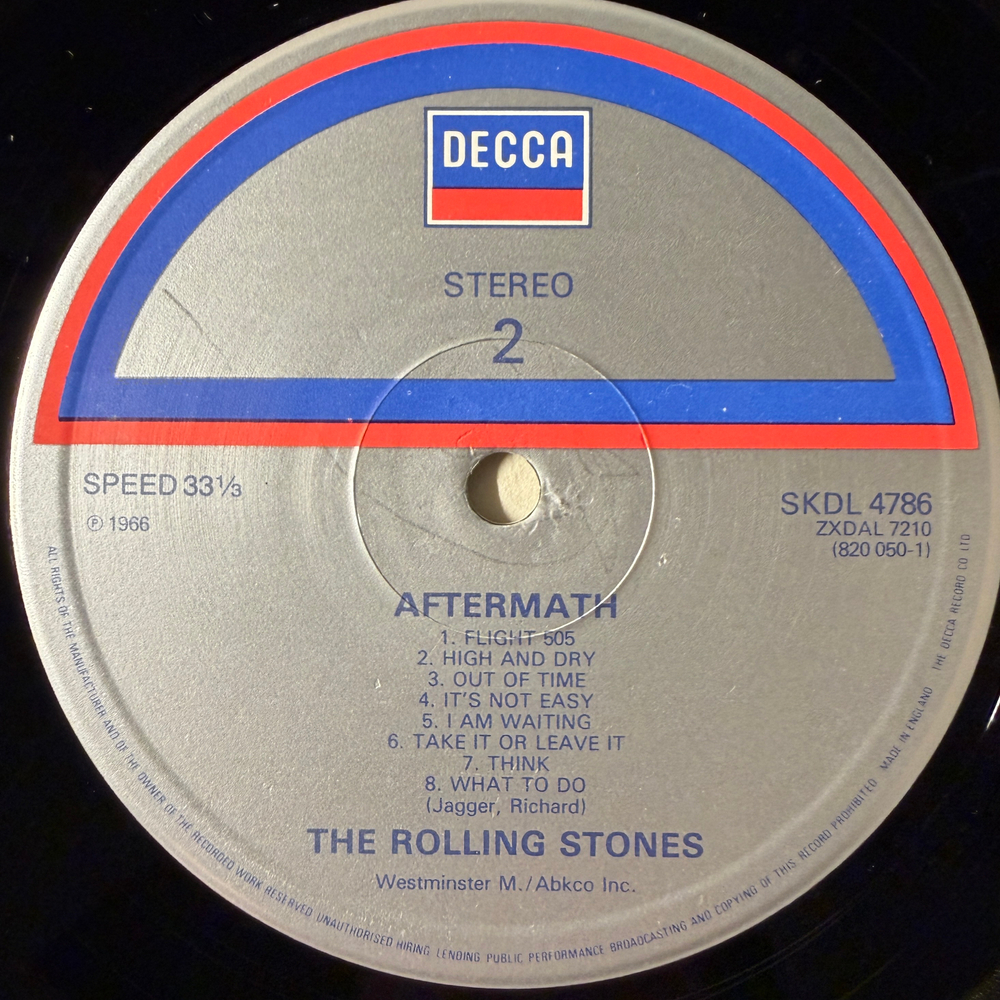 The Rolling Stones – Aftermath (Англия 1985г.)Т
