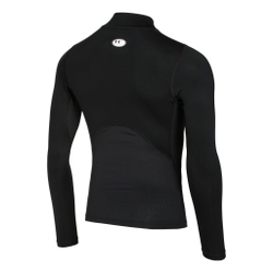 Мужское теннисное поло Under Armour Heatgear Comp Mock Long Sleeve Men - Black