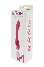Розовый вибратор NAGHI NO.1 - 22 см. (Цвет: розовый)