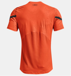 Мужская теннисная футболка Under Armour Men's Rush 2.0 Emboss Short Sleeve - Оранжевый