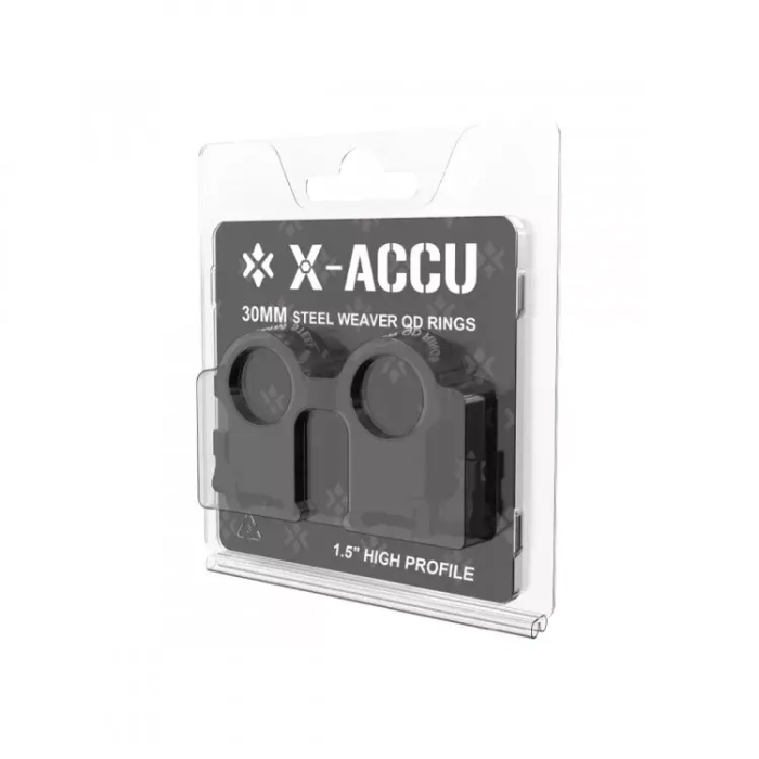Крепление Vector Optics 30mm STEEL HIGH QD WEAVER RINGS (XASR-SQ13)