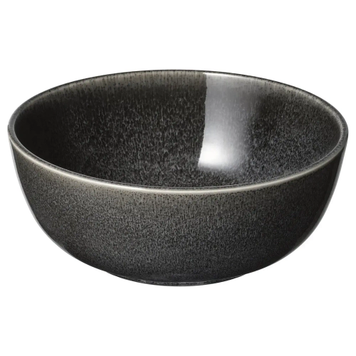 Миска IKEA GLADELIG (ГЛАДЕЛИГ), Темно-серый, 14 см