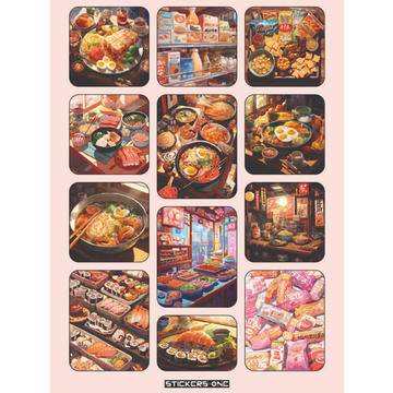 Стикерпак Japan Food Еда в Японии