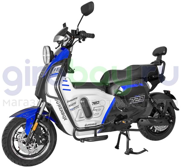 Электроскутер WENBOX U7 2000W (60V/52Ah) - Синий, АКБ LiFePO4 фото №1