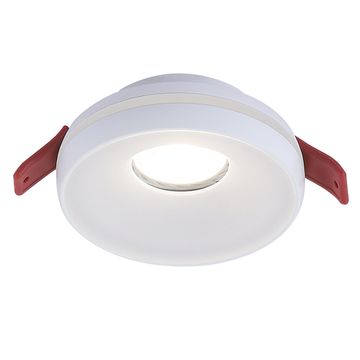Встраиваемый точечный светильник GU10 CLT 063C1 WH белый Crystal Lux