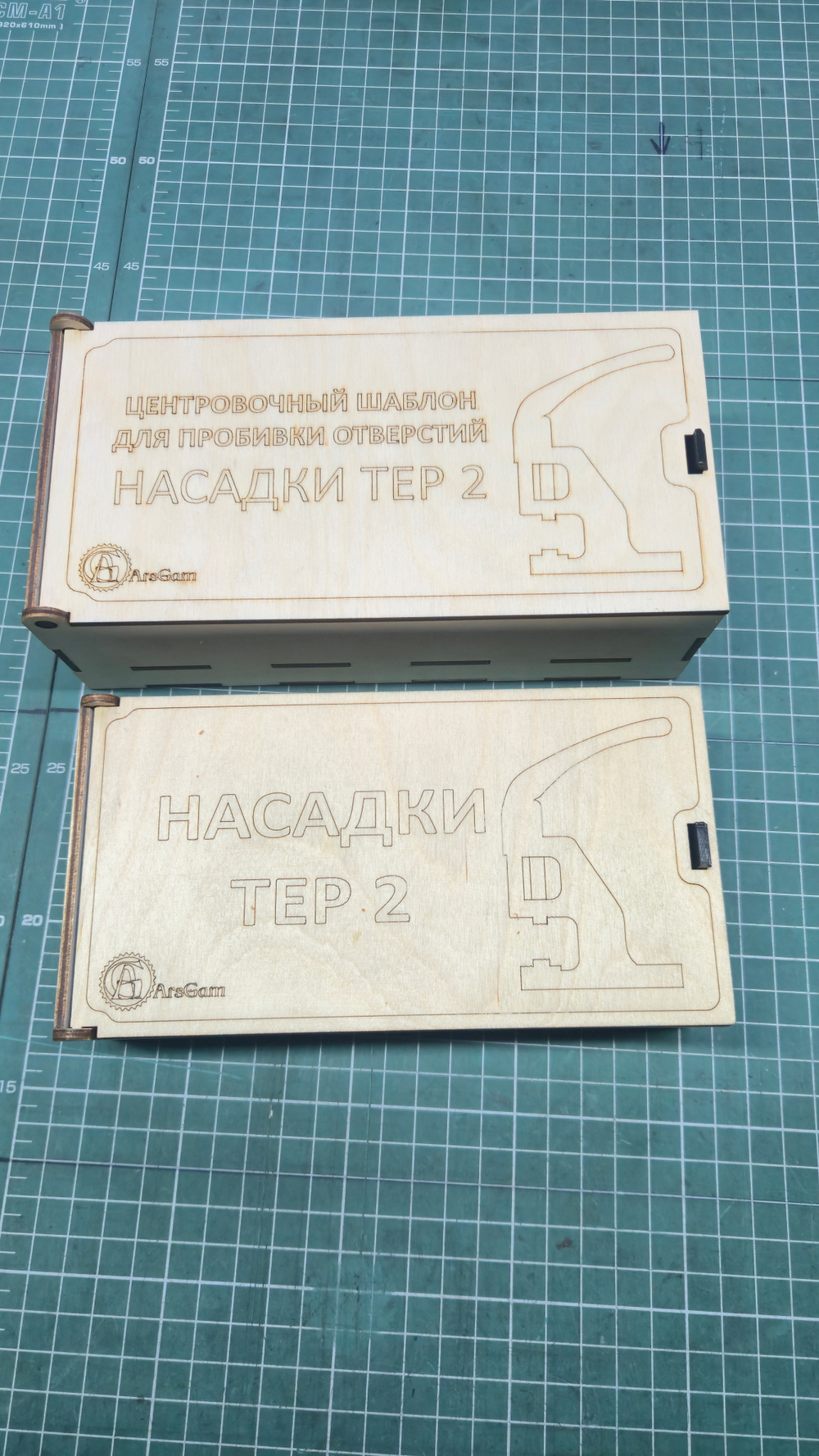 Органайзер для насадок пресса ТЕР-2 (файл для лазера + STL для 3D-печати) от ArsGam
