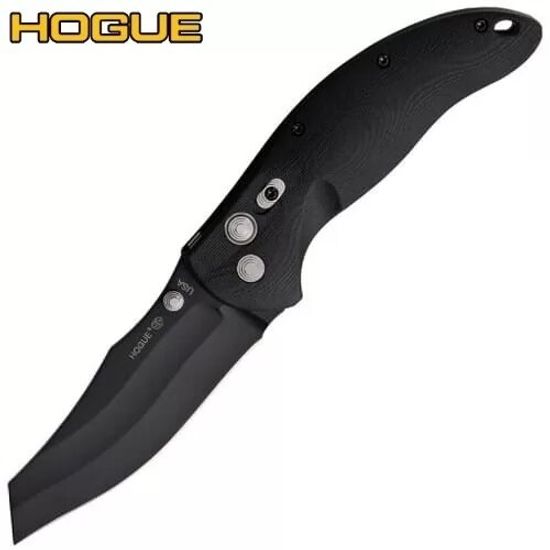 Складной нож HOGUE «EX-04 Wharncliffe» HG/34440BK c клинком из стали 154CM, рукоять G10