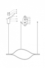 Подвесной светильник Imperiumloft Tape Light TRUDY01
