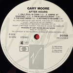 Gary Moore - After Hours (Европа 1992г.)
