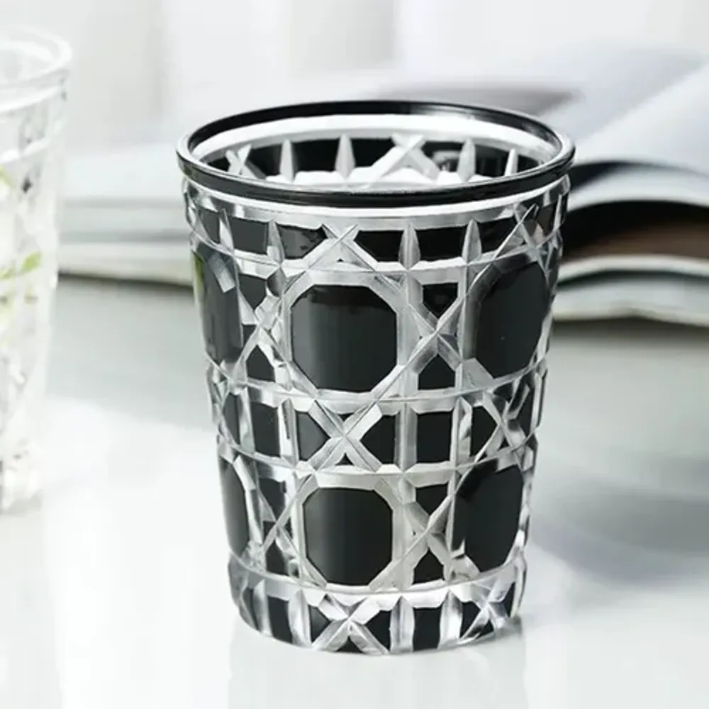 Стакан Олд Фэшн 340 мл Black Panel d 8,5 см h10,9 см "UTOPIA" P.L.- Barbossa [6]