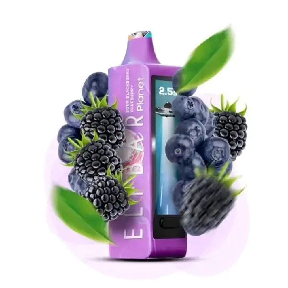 Elf Bar Planet 25000 - Sour Blackberry Blueberry (5% nic)