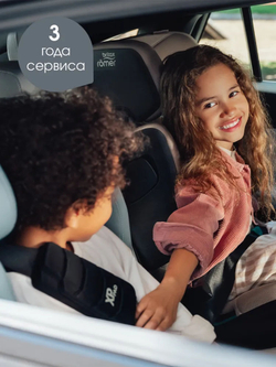 Автокресло 2/3 Britax Roemer KIDFIX PRO i-SIZE Style Carbon Black, 3,5 до 12 лет, 15-36 кг (100-150 см), isofix, черный