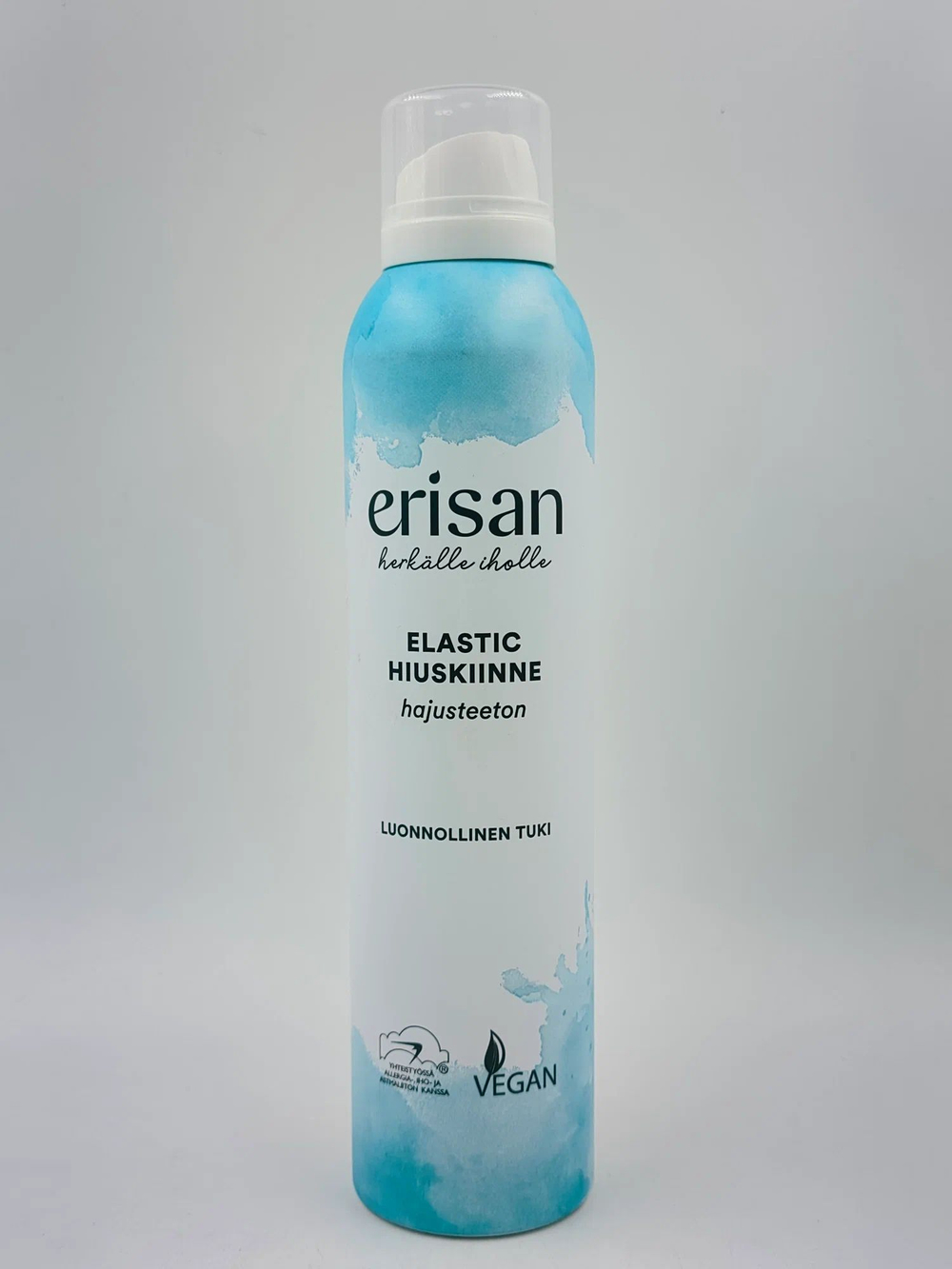 Erisan Hajusteeton Лак для волос Elastic без запаха без отдушек, красителей и силикона 250 мл (из Финляндии)