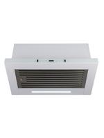 Вытяжка кухонная MACBI Perfa-60G-baf (WHITE) белый, D150мм, 1200м3/ч, полновстраиваемая, мотор 230Ватт, стекло 60см, сенсорное управление + управление жестами