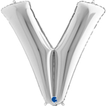 Г БУКВА V 40" Серебро