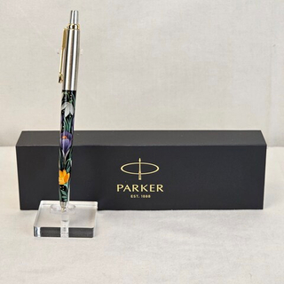 Коллекционная ручка Parker "Крокусы" с ручной росписью Палех в коробке