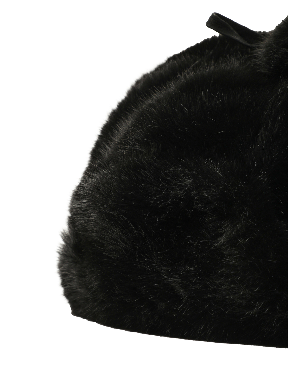 Шапка-ушанка Black Faux Fur Trapper