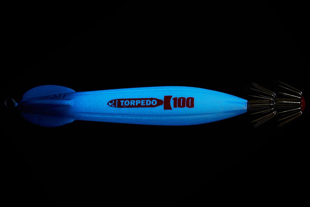 Кальмарница ASARI Torpedo 100гр #02 Blue Head-Blue Lumo