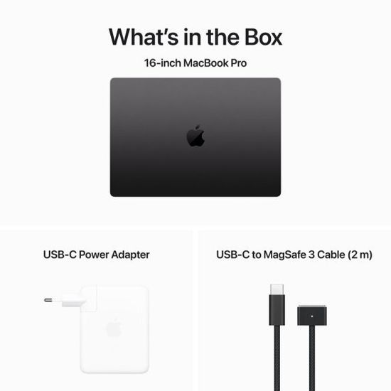 Apple MacBook Pro 16" (M3 Pro 12C CPU, 18C GPU, 2023) 36 ГБ, 512 ГБ SSD, «чёрный космос»