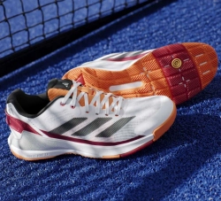 Мужские кросовки для Padel Adidas Crazyquick LS Padel M - cloud white/core black/lucid orange