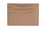 Balenciaga Hourglass Cow Leather Card Holder Card Holder Regular Women"s Khaki