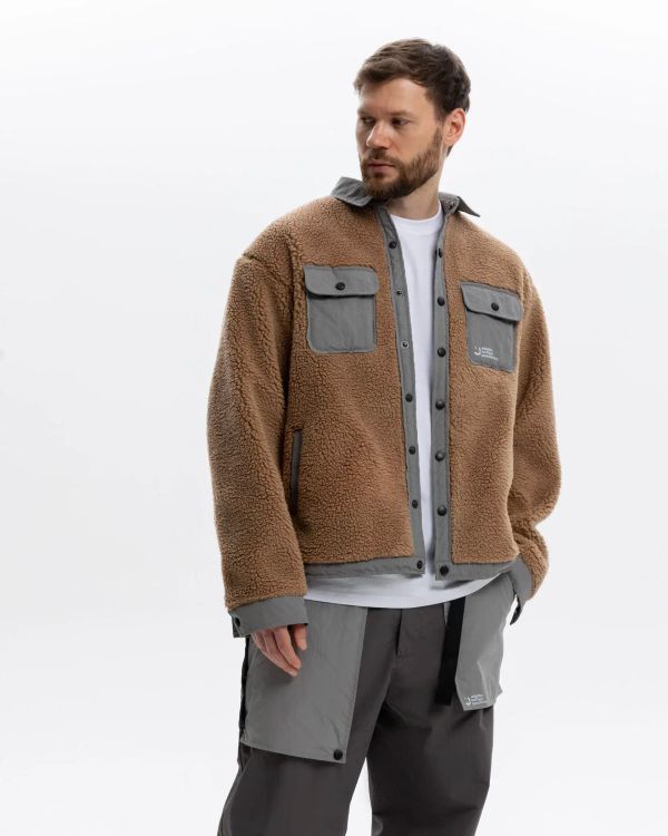 Куртка из искусственного меха Nomad Fleece V2 бежевая - фото 1